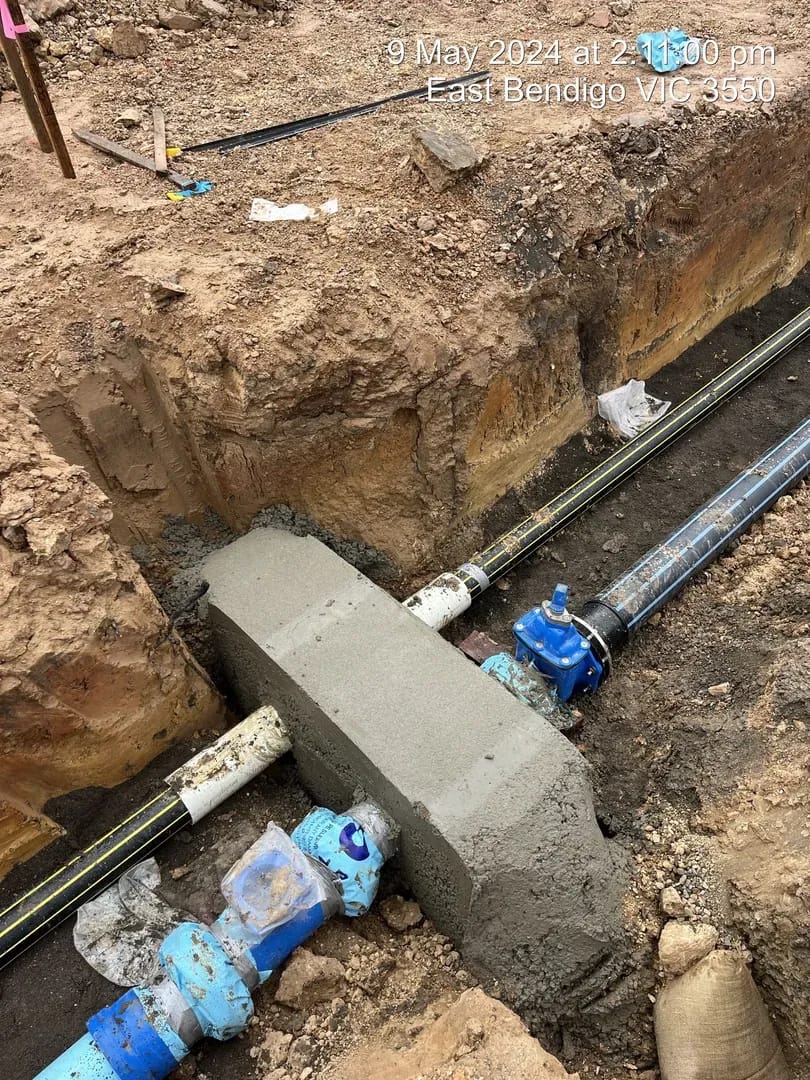 Water main testing and commissioning