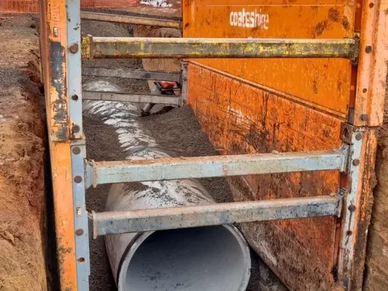 MACA Infrastructure project - Bridge Road Extension branch sewer