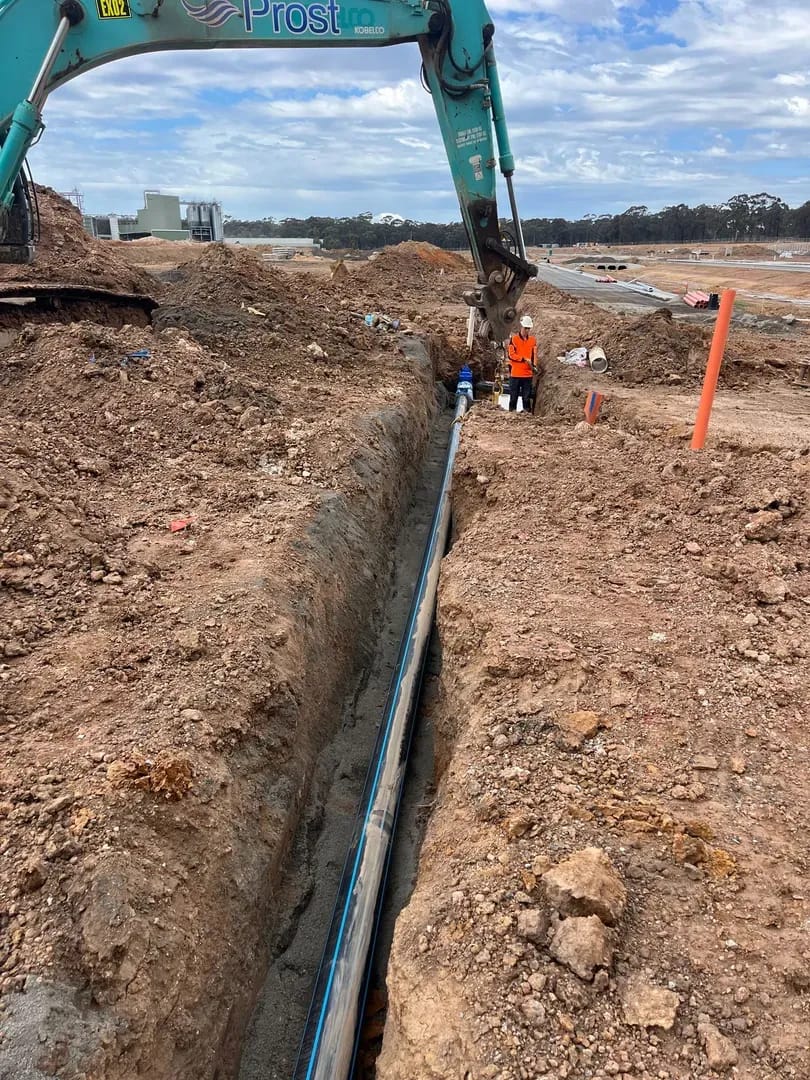 Water main extension project by Prost Group