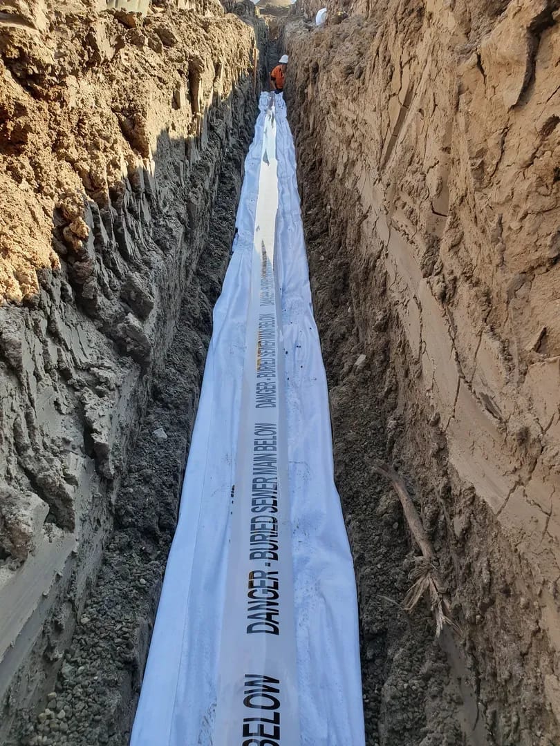 Sewer and drainage in-ground works